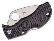 Spyderco Manbug Black Lightweight Leaf Mbblfp - KNIFESTOCK