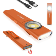 KLARUS Magnetic Flashlight, EDC Tool Light E5 ORANGE - KNIFESTOCK