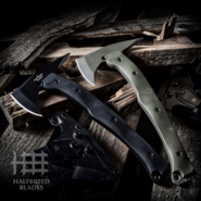 Halfbreed Blades Large Rescue Axe - Tomahawk LRA-01 ODG - K110 - KNIFESTOCK