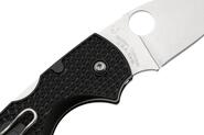 Spyderco Lil Native Black Lightweight Reveal 14 C230PBK - KNIFESTOCK