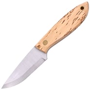 Brisa Bobtail 80-Curly birch 12C27 Scandi Sheath Bobtail 80 Leather BRS-031-9949-1550 - KNIFESTOCK