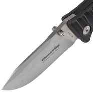 BLACK FOX metsästyspuukko DROP POINT BLD 440C MUSTA KAHVA NYLON KUMI BF-130B - KNIFESTOCK