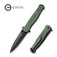 CIVIVI RS71 Green Canvas Micarta HandleBlack Stonewashed Nitro-V BladeLiner Lo - KNIFESTOCK