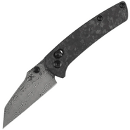 Kansept Little Main Street Damascus Shredded Carbon Fiber K2015V7 - KNIFESTOCK