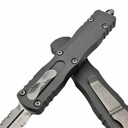 Microtech DIRAC DELTA APOCALYPTIC DOUBLE FULL SERRATE NC 227-D12NC - KNIFESTOCK