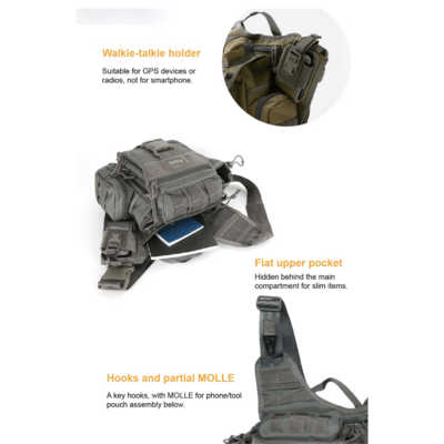 Magforce Superman Sling Bag Khaki #0411K - KNIFESTOCK