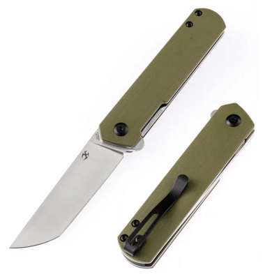 Kansept Foosa 154CM Blade OD Green G10 X2020T3 - KNIFESTOCK