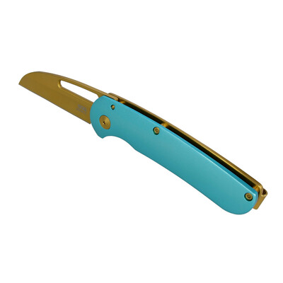 SOG ESCAPE FL? / 3" BLADE / BLISTER PACK / BLUE + GOLD SOG-14-52-02-57 - KNIFESTOCK