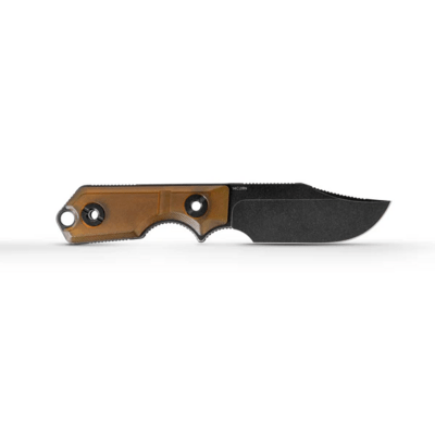 Vosteed Quokka 14C28N Black Stonewash Amber PEI D0603 - KNIFESTOCK