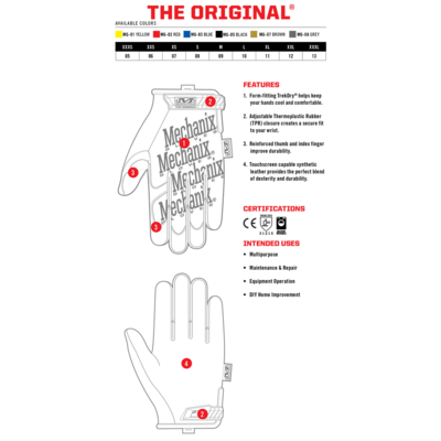 Mechanix Original Brown SM MG-07-008 - KNIFESTOCK