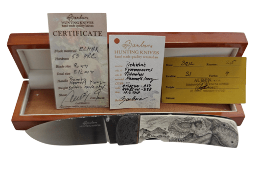 HUNTING KNIVES Macák MACAK mamut/dinosaurus LUX-KNIFE V. - KNIFESTOCK