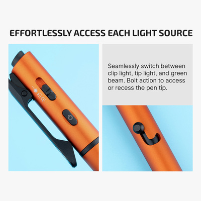 Olight Open 3 Class 1 (Orange) 120lm, 130mAh - KNIFESTOCK