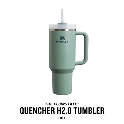 Stanley The Quencher H2.O FlowState™ Tumbler 1.18L / 40oz Shale 10-10824-400 - KNIFESTOCK