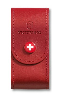 Victorinox 4.0521.1 Leder Etui Rot - KNIFESTOCK