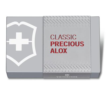 Victorinox 0.6221.401G Classic SD Precious Alox, Iconic Red - KNIFESTOCK