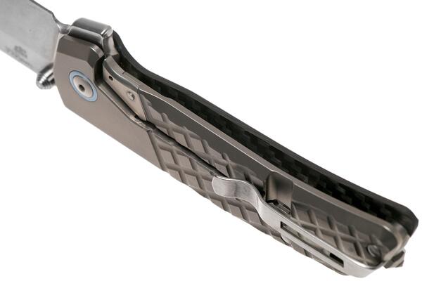 MKM MAXIMO Titanium-runko ja hiilikuitukahva BÖHLER M390 MK MM-CT - KNIFESTOCK