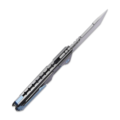 KUBEY Avenger Couteau Flipper à Verrouillage de Cadre Manche en Titane 6AL4V KB209A - KNIFESTOCK