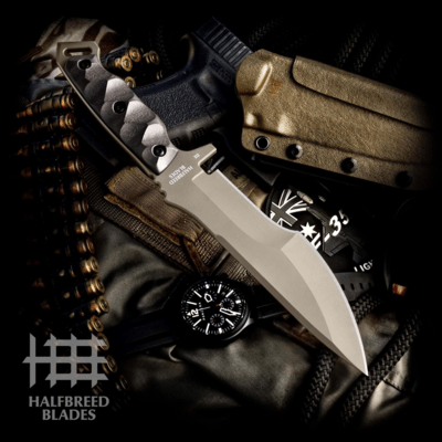 Halfbreed Blades Medium Infantry Knife - Fixed Blade MIK-08 DE - K110 - KNIFESTOCK