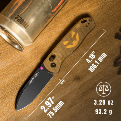 Kizer Halloween Special Clutch Lock Drop Bear Azo Nitro V PEI V3619A7 - KNIFESTOCK