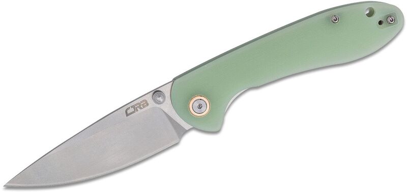 Feldspar G10(contoured &amp; CNC pattern texture) AR-RPM9 Nature Green(Transparent) J1912-NTG - KNIFESTOCK