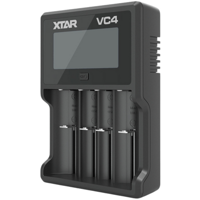 Xtar VC4-charger, USB cable - KNIFESTOCK