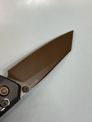 Vosteed Parallel S35VN Miedź Dune Ciemny Czerwonawy Fioletowy Tytan A3505 - KNIFESTOCK