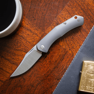 Giant Mouse ACE Jutland Slipjoint - Titanium GM-JUTLAND-SJ-TI - KNIFESTOCK