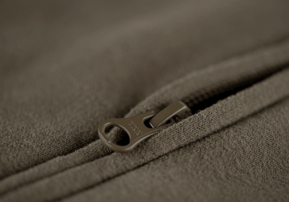 CLAWGEAR CG Logo Zip Hoodie RAL7013 M TMH34267 - KNIFESTOCK