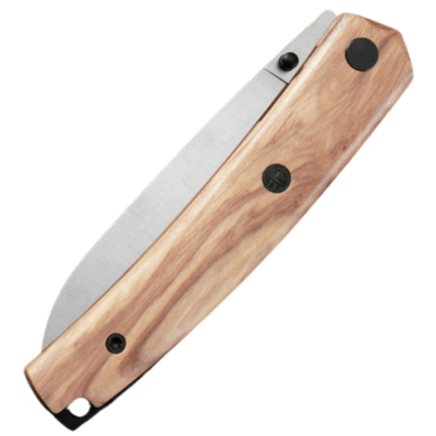Petrified Fish PF719 Patte V2 14C28N Satin Olive wood PF719OWOS - KNIFESTOCK