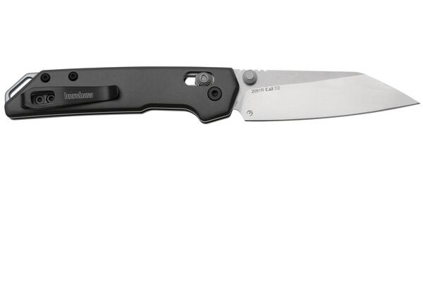 KERSHAW MINI IRIDIUM REVERSE TANTO Satin D2 Gray Aluminium DuraLock K-2051R - KNIFESTOCK