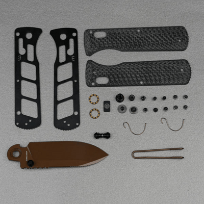 Vosteed Vombat Handle-Carbon Fiber /,Carbon Fiber - KNIFESTOCK