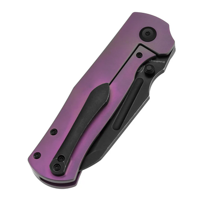 Kansept Dreadnaught Blackwash CPM S35VN, Lila Anodiserad Ti - KNIFESTOCK