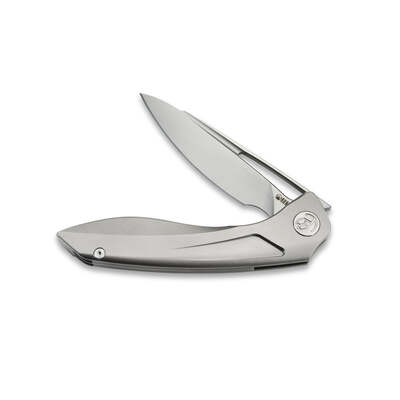 KUBEY Velocé Couteau Flipper à Verrouillage Frame, Lame CPM-S30V, Manche Ti Noir KB171D - KNIFESTOCK