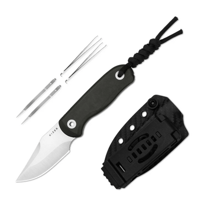 Kizer Drop Bear Fix S45VN,Satin,Richlite® - KNIFESTOCK