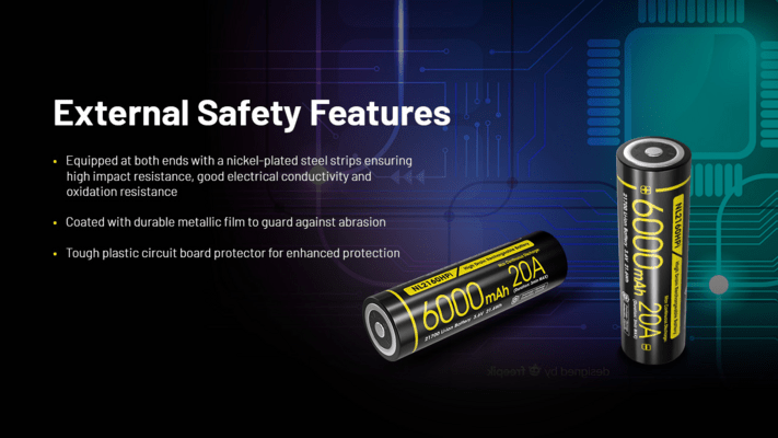 Nitecore battery NL2160HPi - KNIFESTOCK