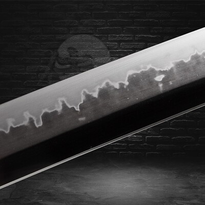 DELLINGER TSUNAMI KATANA JAPONAISE T-10 YOKOTE-CHOJI MIDARE HAMON ST-75 - KNIFESTOCK