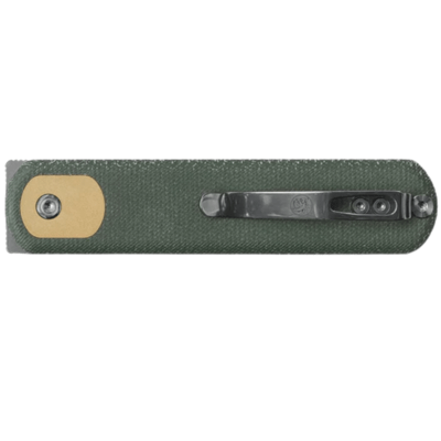 Vosteed Corgi 14C28N Stonewash Green Micarta CG3SVM3 - KNIFESTOCK