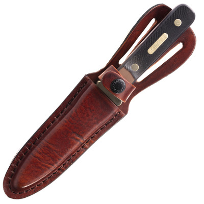 Schrade Old Timer Lamă Fixă Spear cu Teacă din Piele. Oțel 7Cr17MoV. Nu se livrează în CA, NY, MA. - KNIFESTOCK