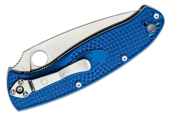 Spyderco Resilience Lightweight Blue C142PBL - KNIFESTOCK