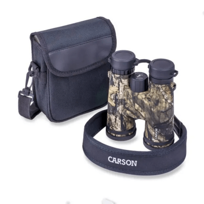Carson 10x42mm JR Series, Mossy Oak-Waterproof Binoculars JR-042MO - KNIFESTOCK