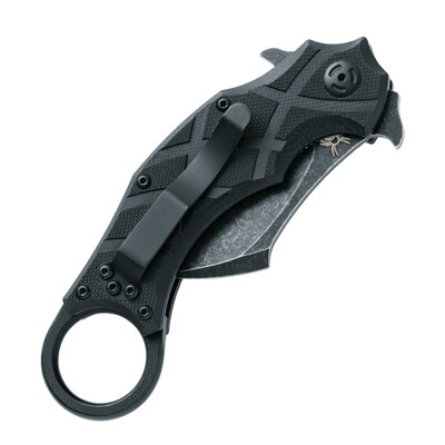 Fox Knives FOX EDGE THE CLAW 1 BLACK G10 HANDLE FE-014 - KNIFESTOCK