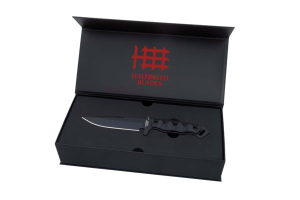 Halfbreed Blades Medium Infantry Knife - Fixed Blade MIK-03P Gen-2 BLK - K340 - KNIFESTOCK