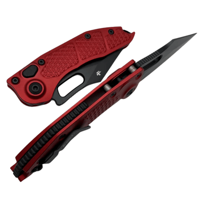 Microtech STITCH S/E BLACK STANDARD RED 169-1RD - KNIFESTOCK