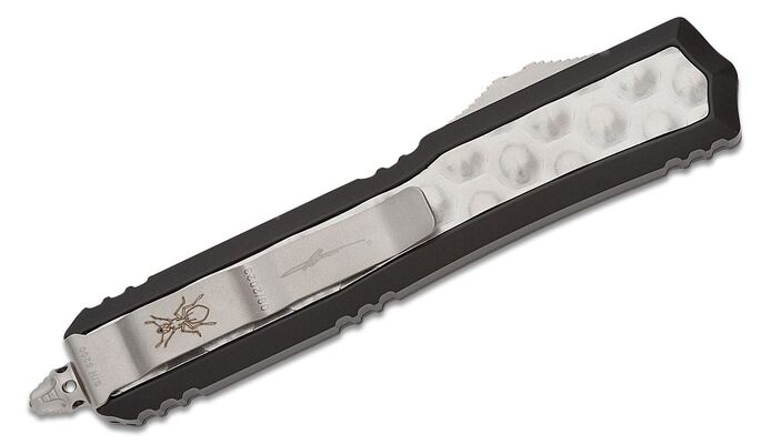 Microtech Makora D/E SS Stonewash STD and STW Brut Inlay 206-10BIS - KNIFESTOCK