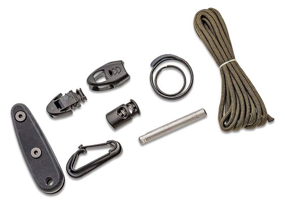 ESEE Izula Lame Grise Tactique, Manches G10 Noires avec Kit IZULA-TG-B-KIT - KNIFESTOCK