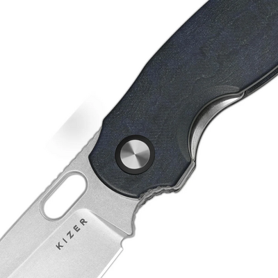 Kizer Seagull 14C28n, Kőmosott, Richlite (Kék Kanyon) V3770A2 - KNIFESTOCK