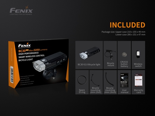 Fenix BC30V20 2200lm 2 LED - KNIFESTOCK