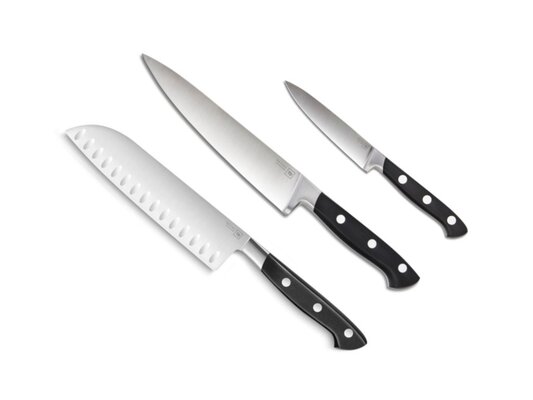 TB GEORGES POM Kitchen Knives 3 pcs. Set 10120160 - KNIFESTOCK