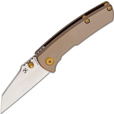 Kansept Little Main Street Satin CPM-S35VN Bronze Anodized Titanium K2015A2 - KNIFESTOCK