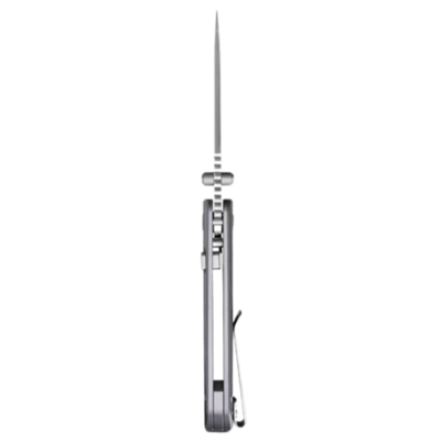 Vosteed Marten 154CM Satin Gray Aluminum A1601 - KNIFESTOCK